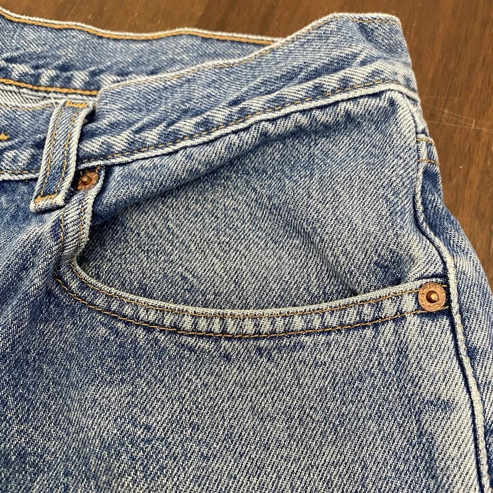 VTG 1999 Levi's 550 Jeans Men's 34x29 Blue Relaxed Fit Straight Leg Denim Y2K